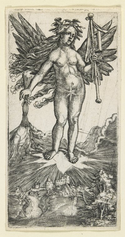 Allegorisch Figuur, c. 1515-1518 door Albrecht Altdorfer